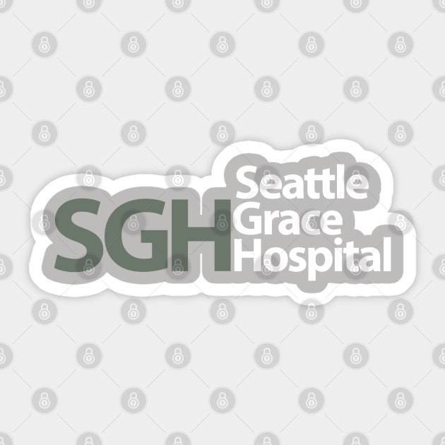 Seattle Grace Hospital Sticker by fandemonium